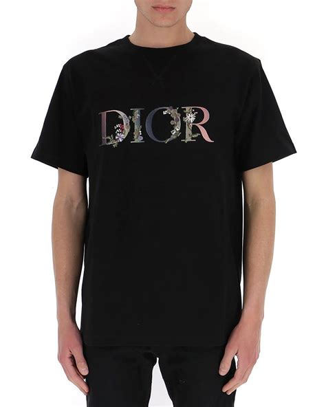 dior men's black t shirt